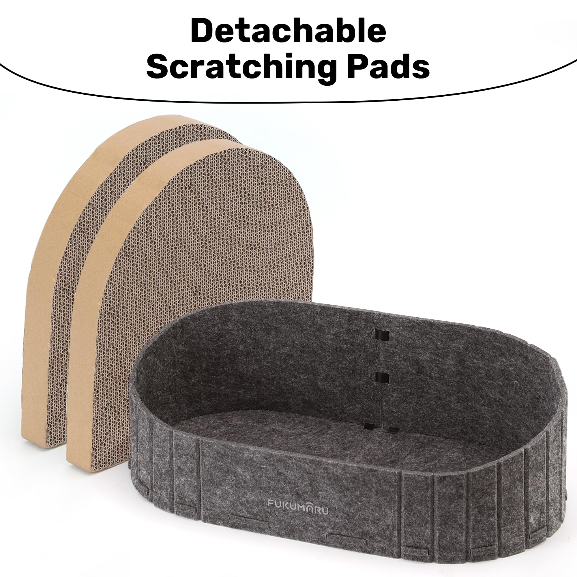 FUKUMARU durable thicker scratch pads resist wear in day-to-day use.