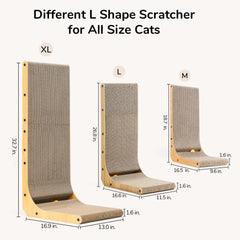 FUKUMARU Cat Scratcher Extra Large 32-7-Inch, ideal for big indoor cats.