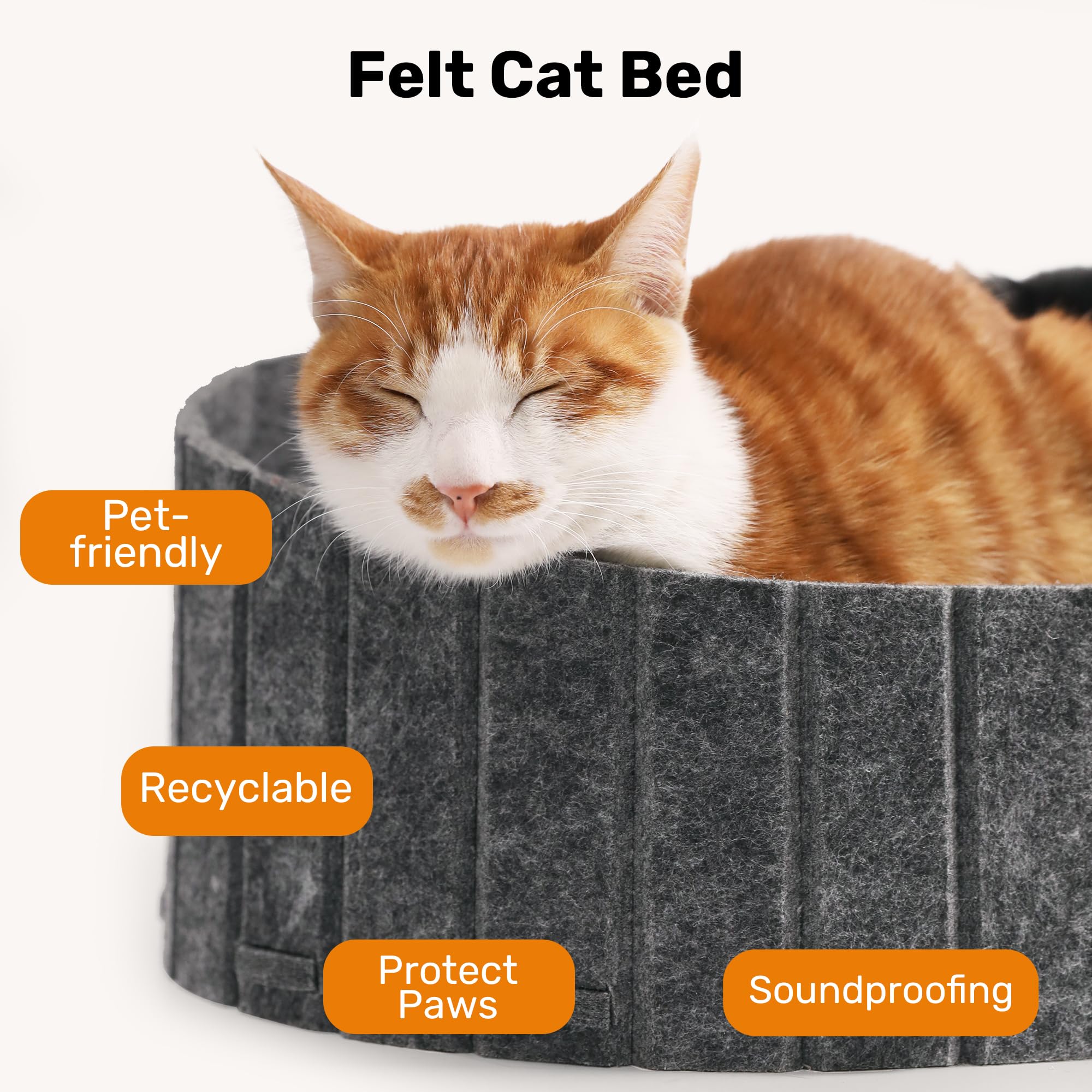 FUKUMARU non-toxic cardboard ensures a safe scratching surface.