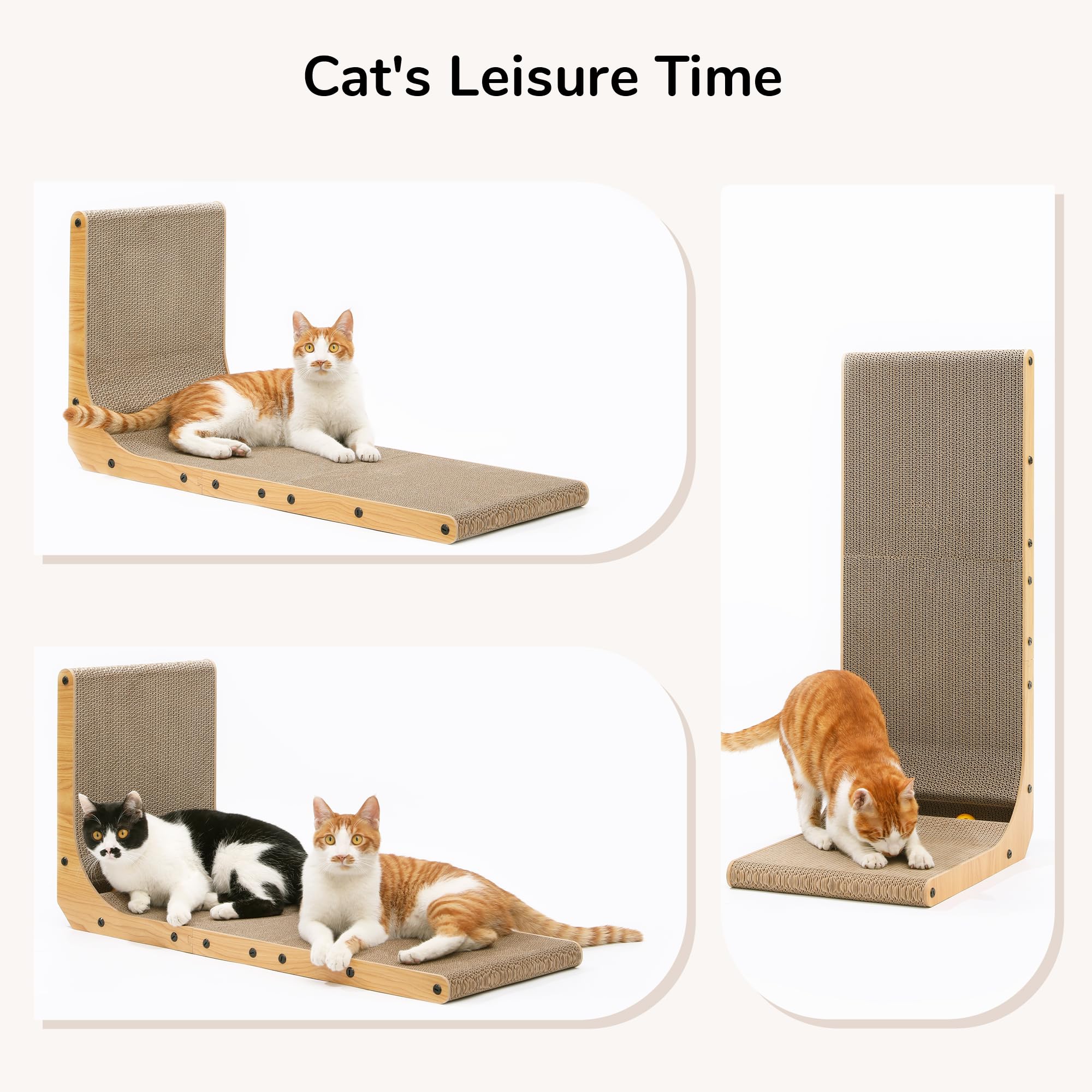 FUKUMARU Cat Scratcher Packaging with Toy, ready-to-enjoy out of the box.