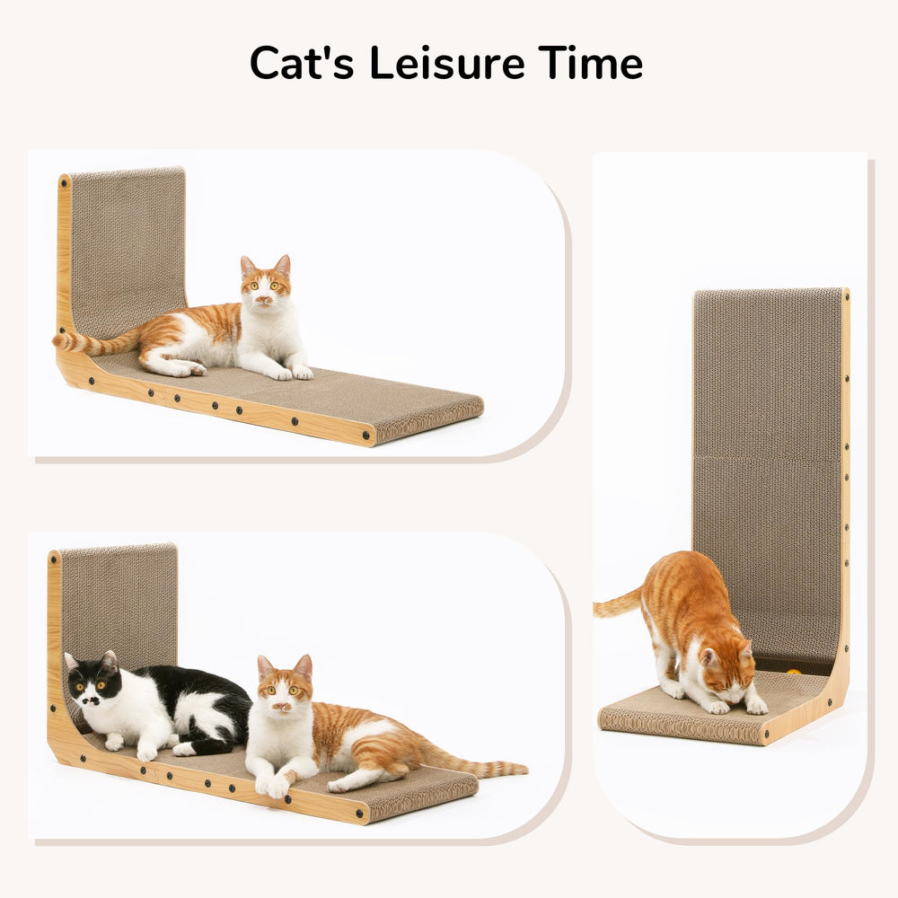 FUKUMARU Cat Scratcher Packaging with Toy, ready-to-enjoy out of the box.