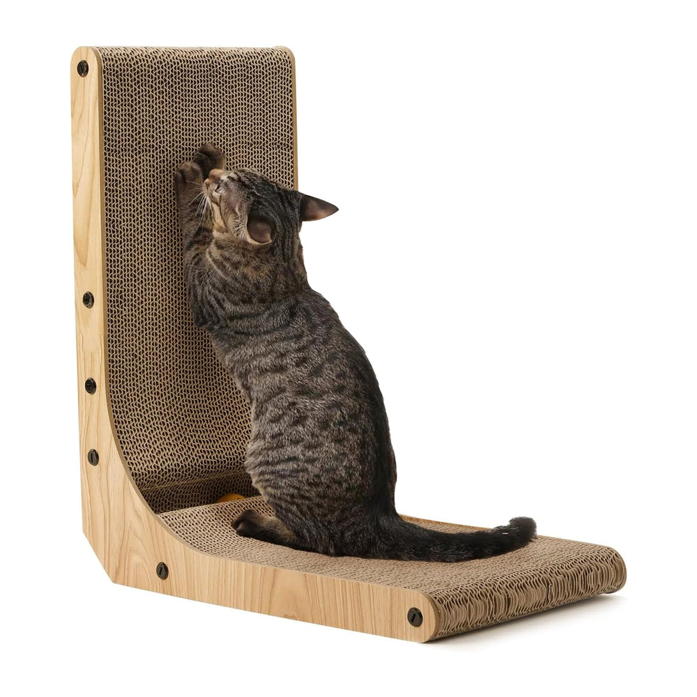 FUKUMARU cat scratcher wall mount in 18.7-inch size protects furniture.
