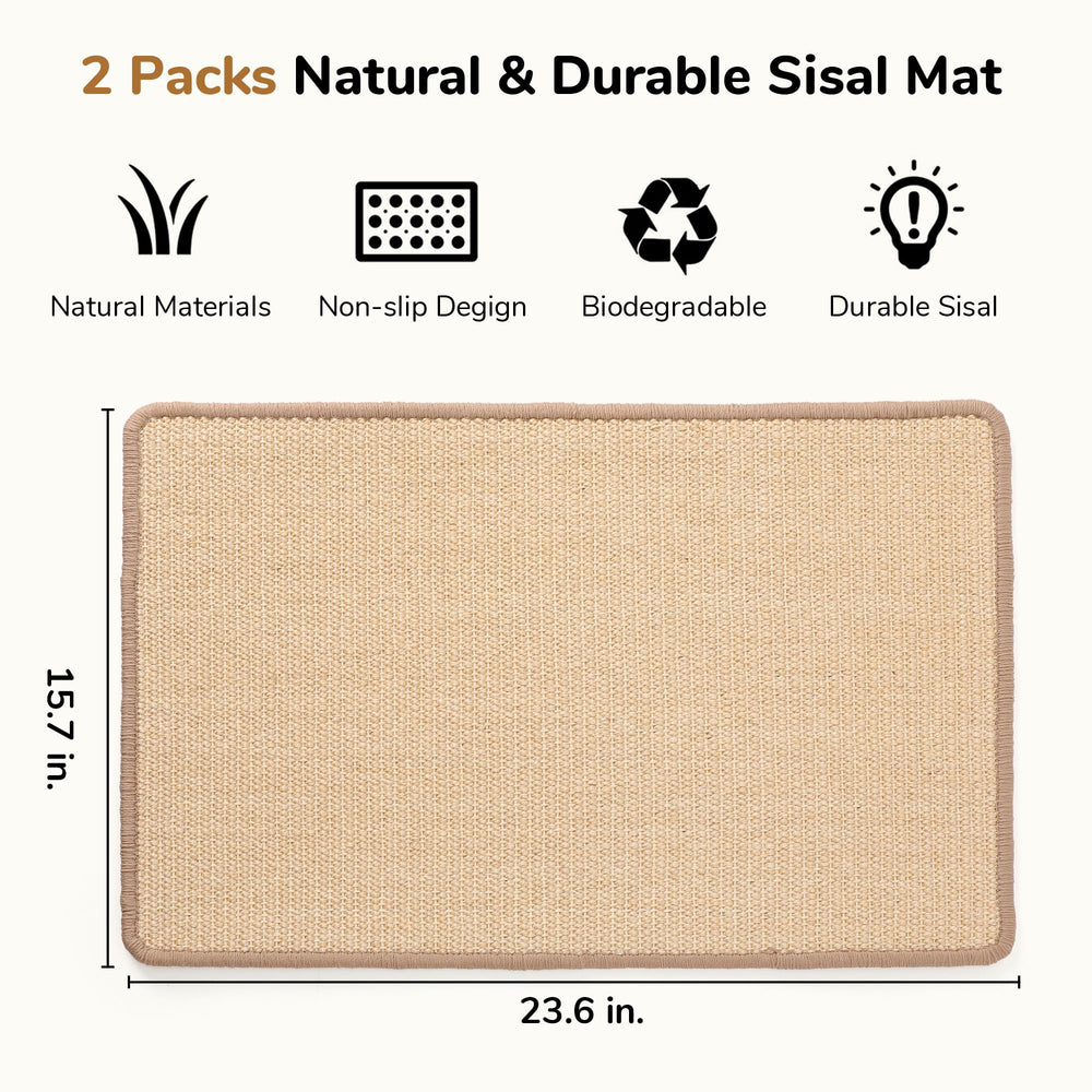 FUKUMARU cat scratching mat wall mount installation demonstrates versatility