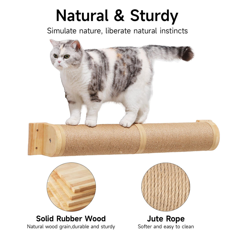 FUKUMARU thick-column design supports cats during scratching and climbing