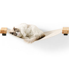 FUKUMARU cat wall shelf 34x13 long perch for vertical lounging and play