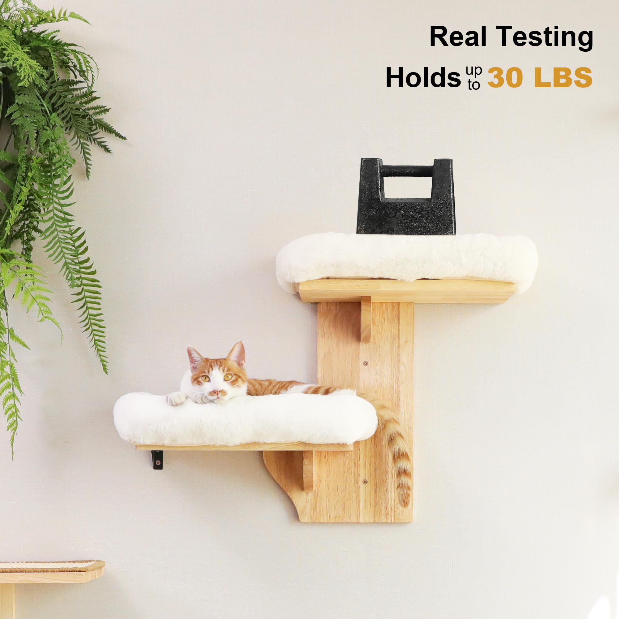 FUKUMARU solid rubber wood frame offers durable, long-lasting stability.