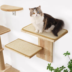 FUKUMARU tree-shaped wall shelf design complements home decor