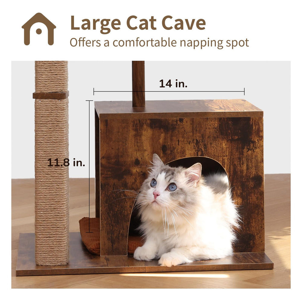 FUKUMARU top and cave cushions provide soft, comfy resting spots