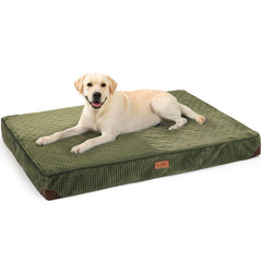 FUKUMARU dog bed close-up showing thickened foam for support