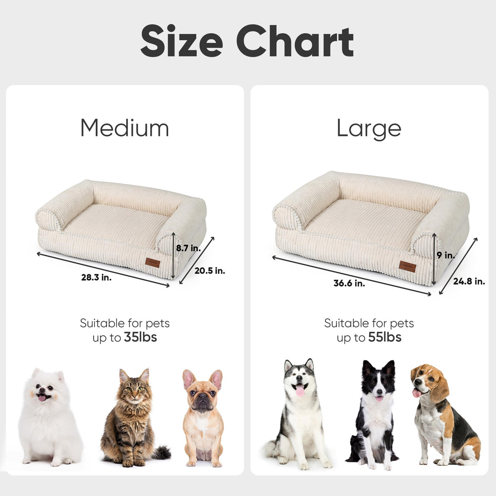 Non-slip base on the FUKUMARU dog couch bed keeps it steady