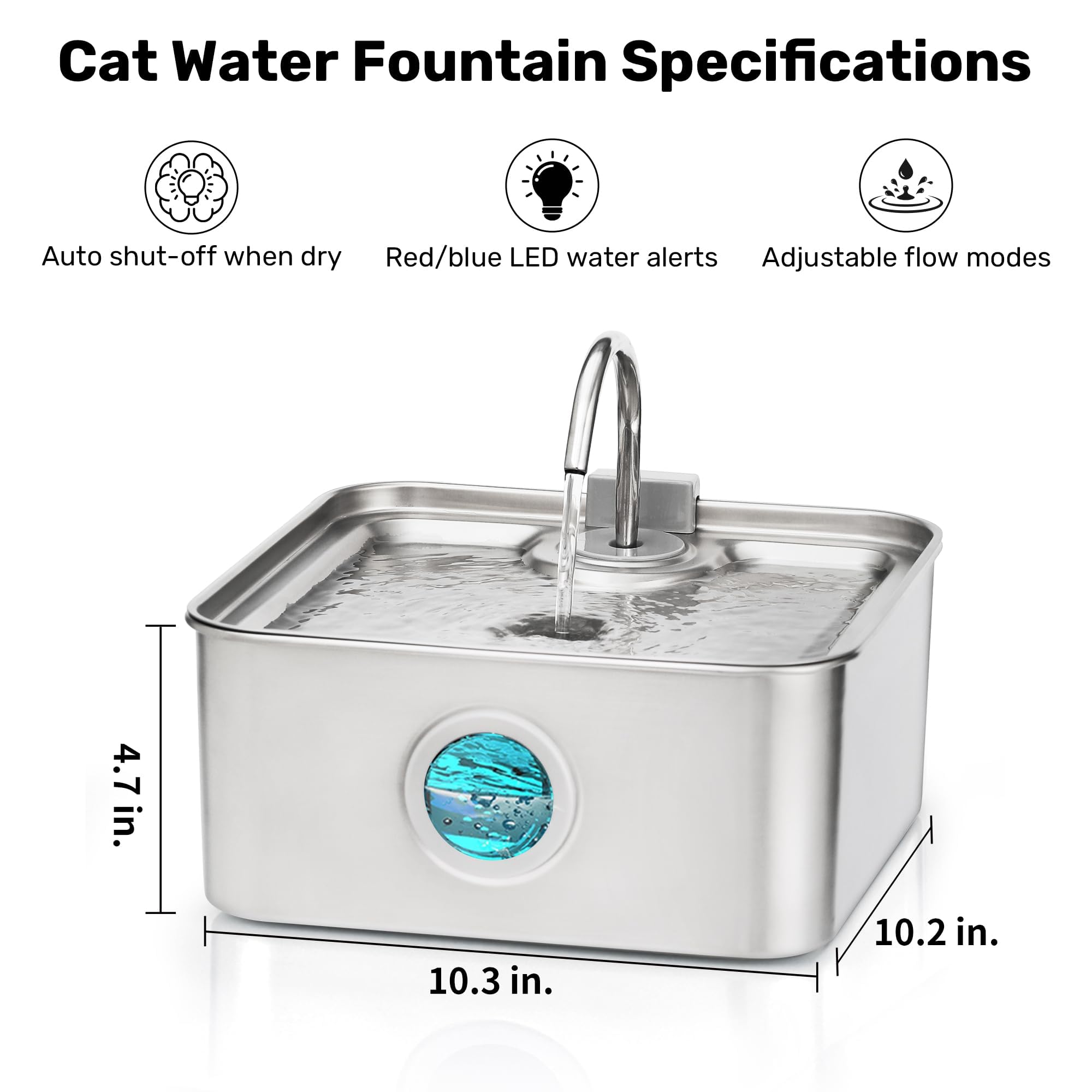 FUKUMARU 4-stage filtration components provide cleaner water for multi-pet households