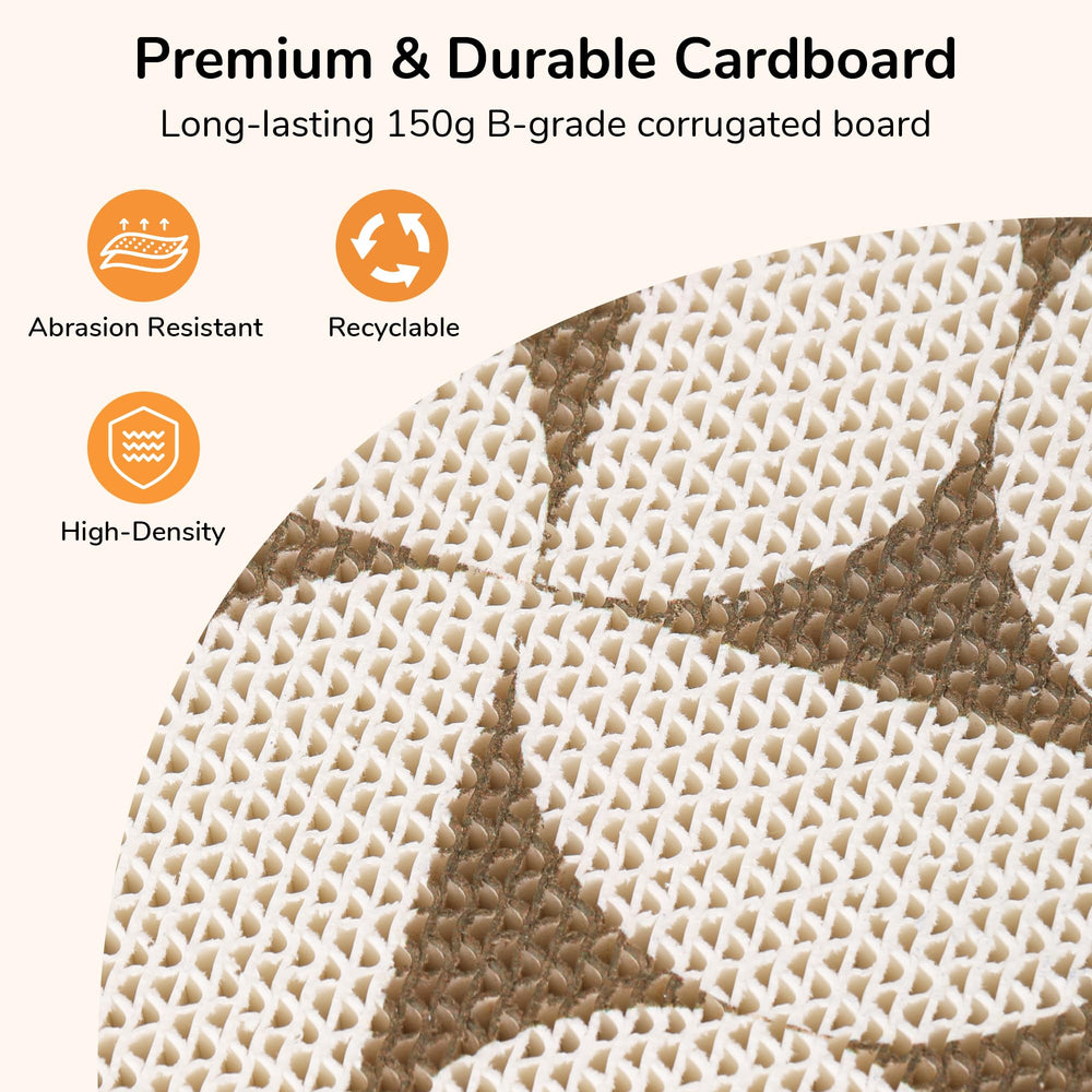 FUKUMARU durable 150g corrugated cardboard scratcher long-lasting
