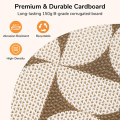 FUKUMARU durable 150g corrugated cardboard scratcher long-lasting