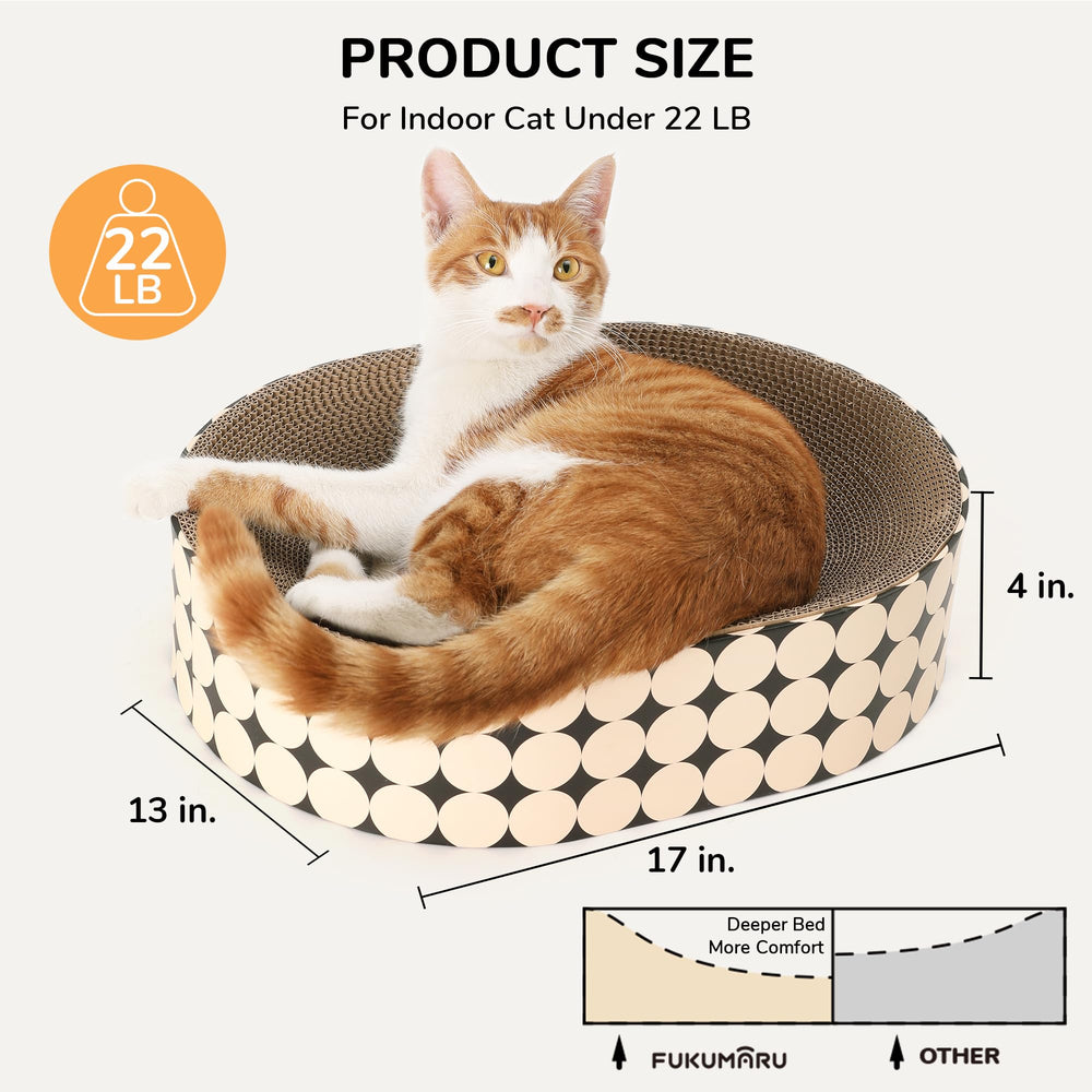 FUKUMARU durable cardboard material for long lasting scratching