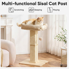 FUKUMARU modern scratch tower blends with decor for the living room.