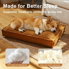 FUKUMARU orthopedic style bed designed for senior dogs