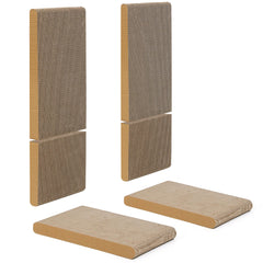 FUKUMARU replacement scratcher 2-pack ready for the 26.8-inch L-shaped pad; long-lasting surface.