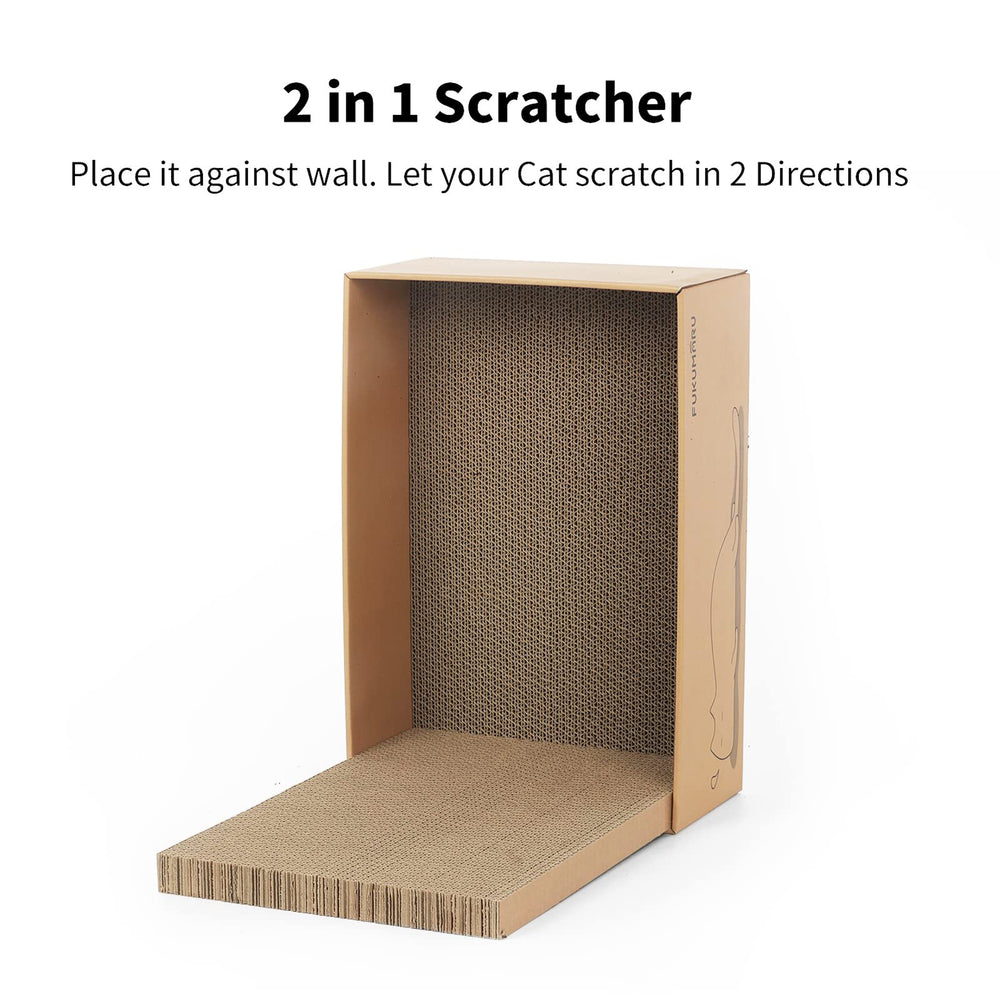 FUKUMARU scratcher pads are replacement-friendly for ongoing use and extended life.