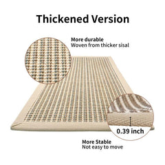 FUKUMARU scratch mat shows thick anti-skid bottom for stability during play