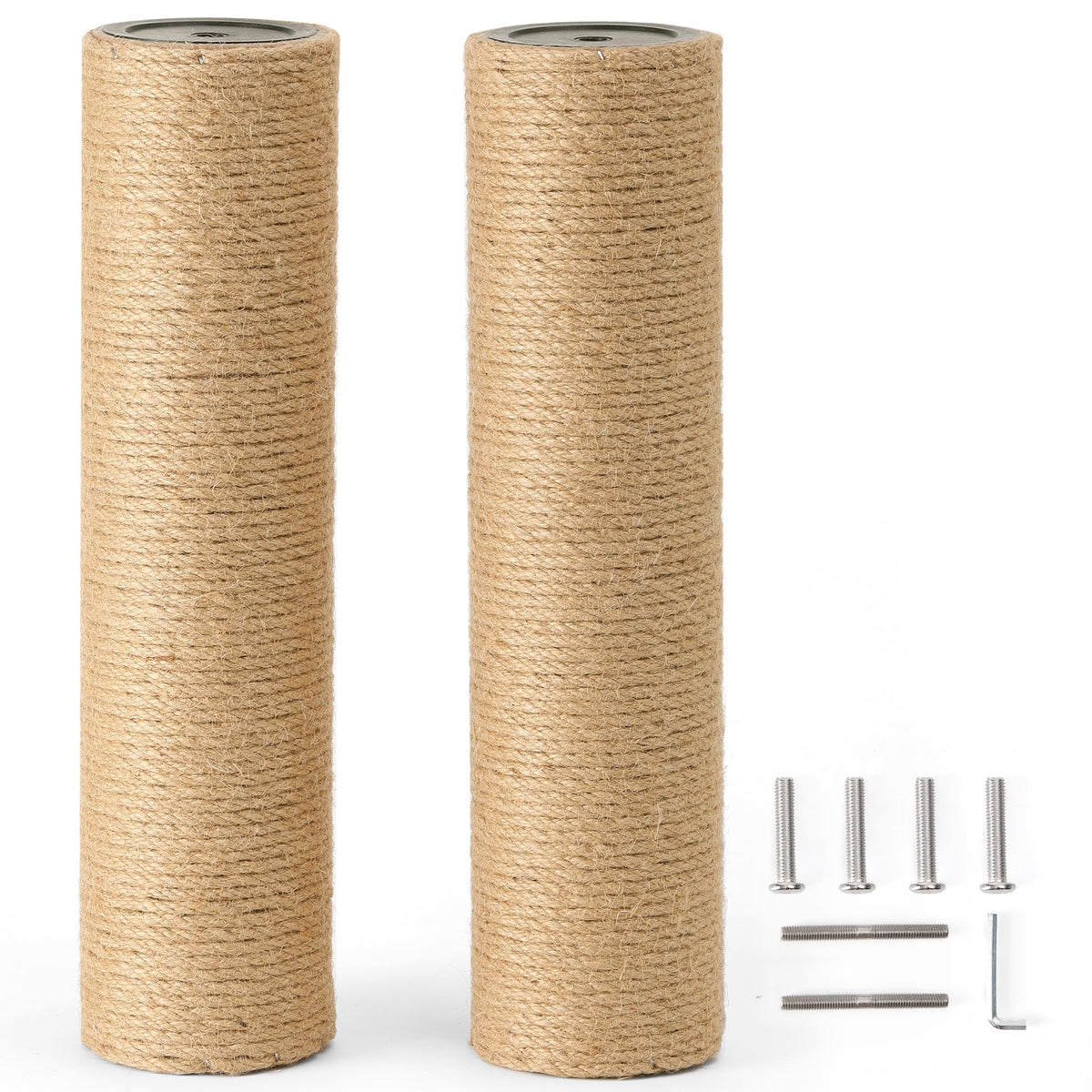 FUKUMARU two-pack refill with natural jute rope for durable scratching.