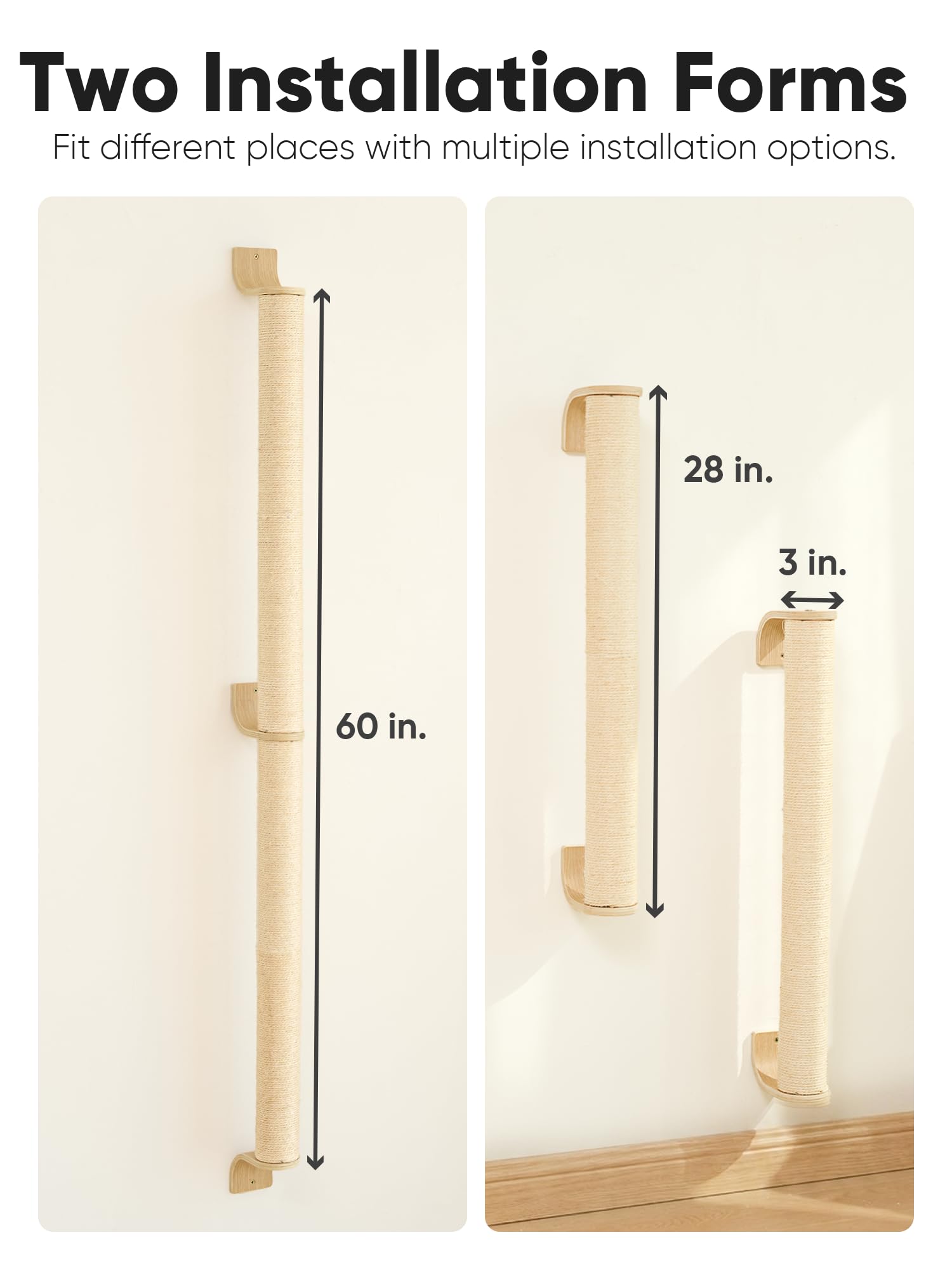 FUKUMARU space-saving design shown in a tight doorway corner.