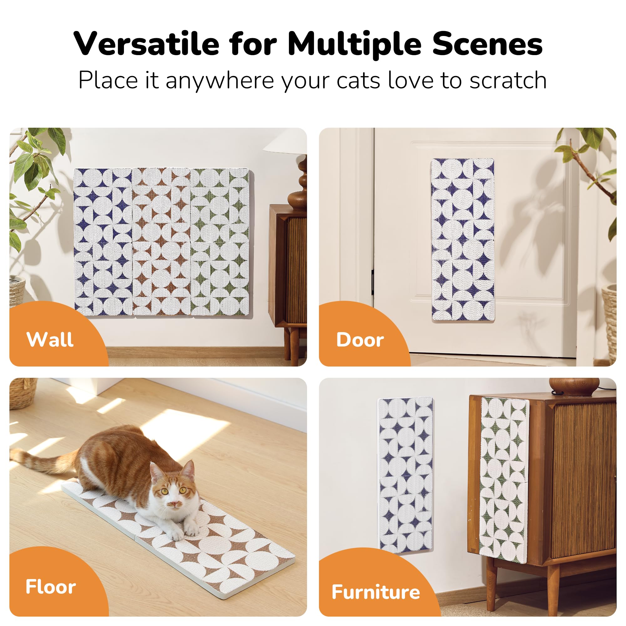 FUKUMARU space-saving wall mount keeps floors clear and protects furniture