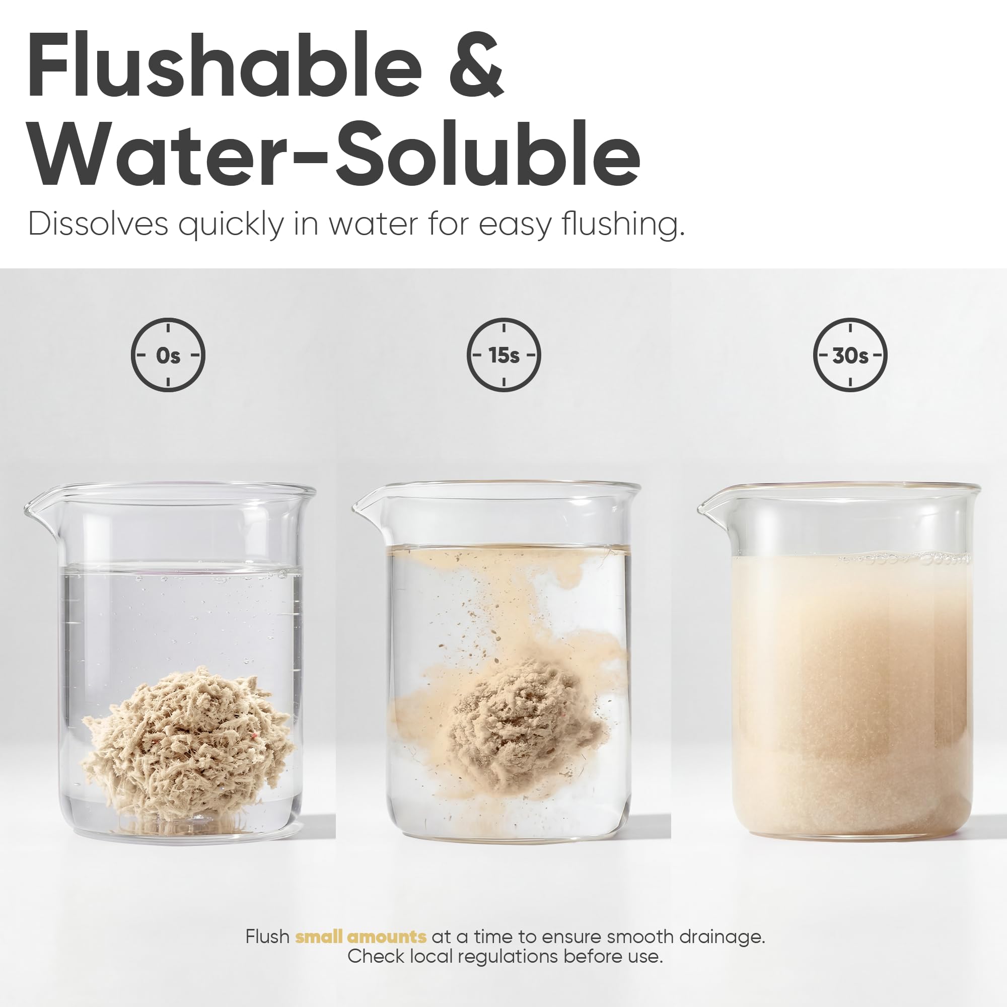FUKUMARU tofu cat litter low-tracking closeup reducing paw mess.