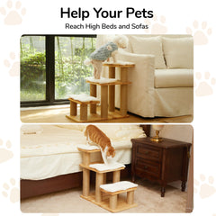 FUKUMARU transformable cat ramp showing multiple configurations for climbing.