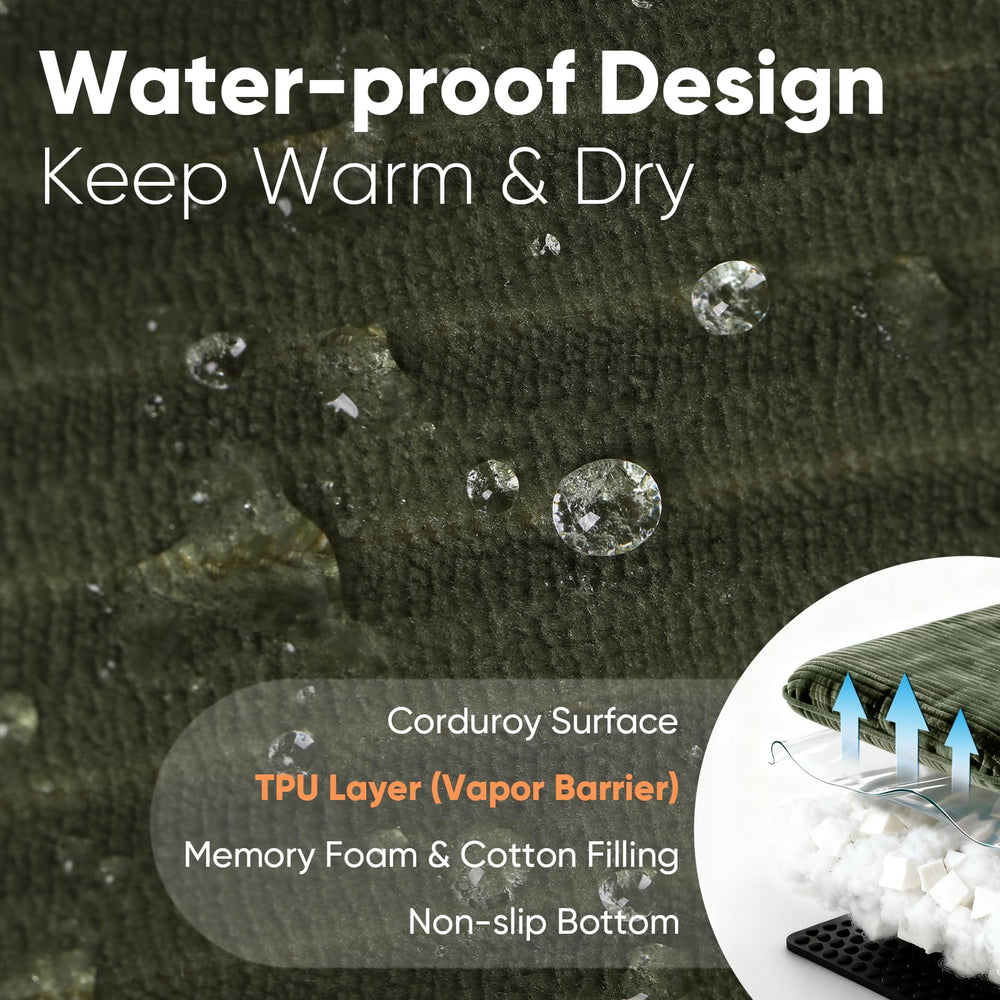 FUKUMARU waterproof interior coating protects against spills and accidents.