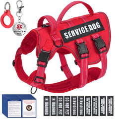 Fulaweier service dog vest with top handle for better control