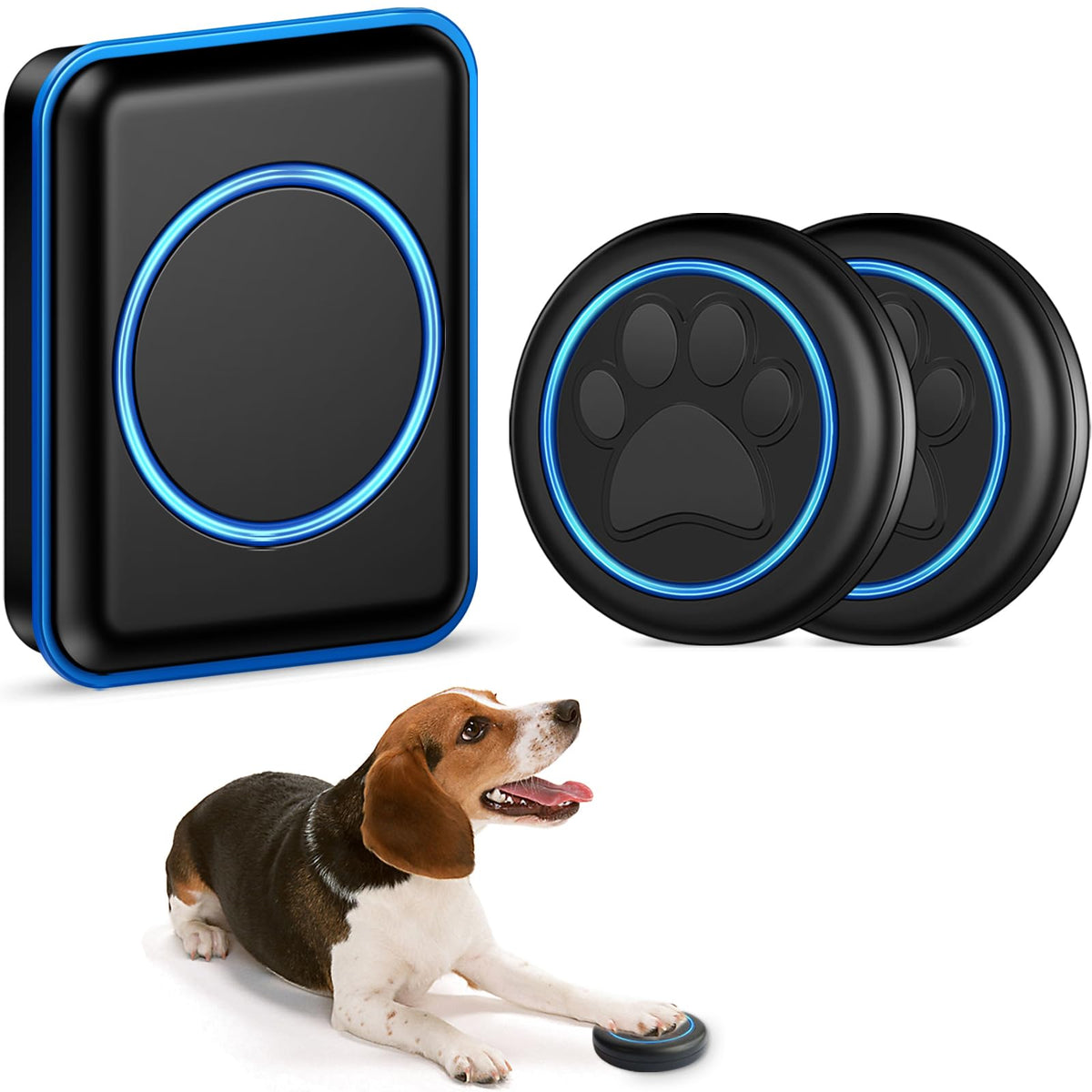 Full House dog doorbell button-push for easy potty alerts.