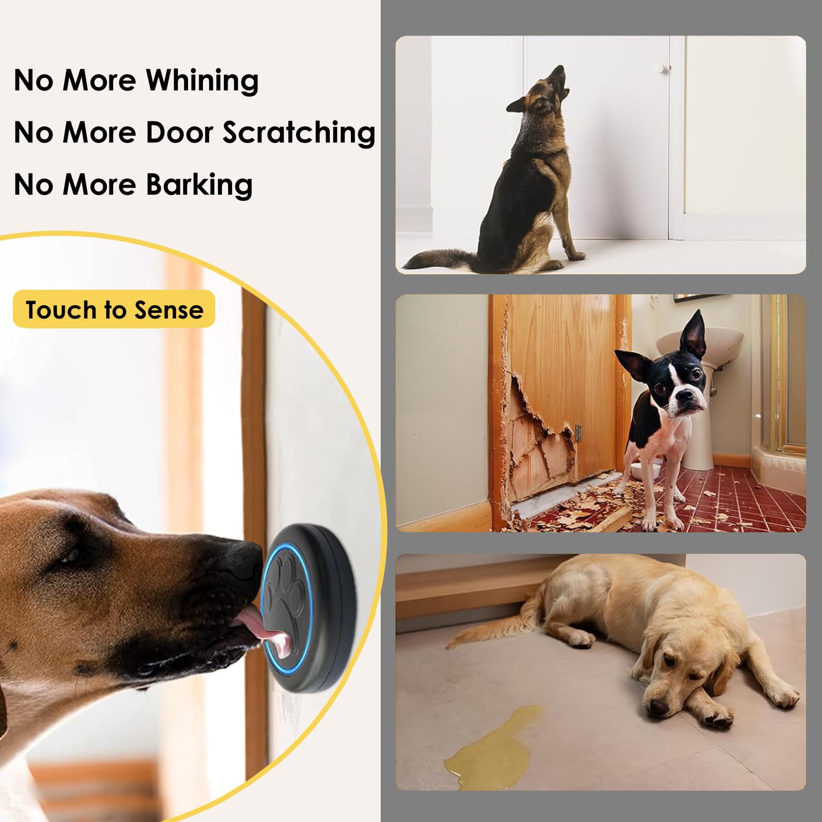 Full House dog doorbell waterproof button designed for doorways.