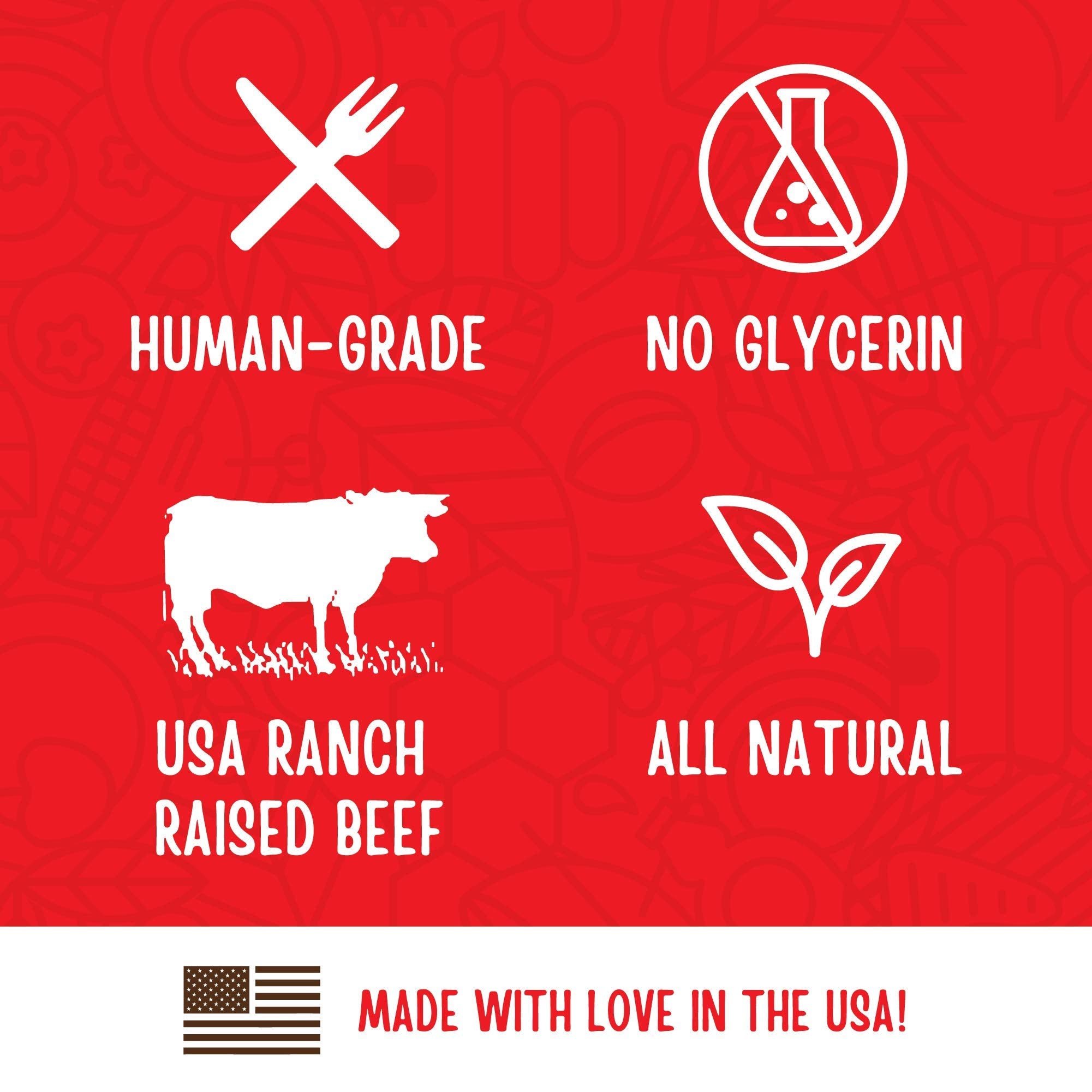 Full Moon Beef Tenders free-range beef emphasizes ethically sourced protein.