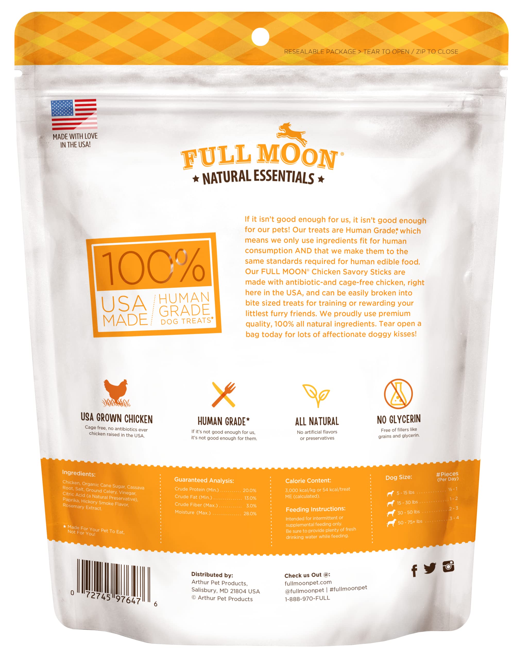Full Moon US-grown chicken in a clean kitchen setting for quality