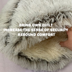 Fulue Ferret Bed Cave interior view shows self-warming fleece.