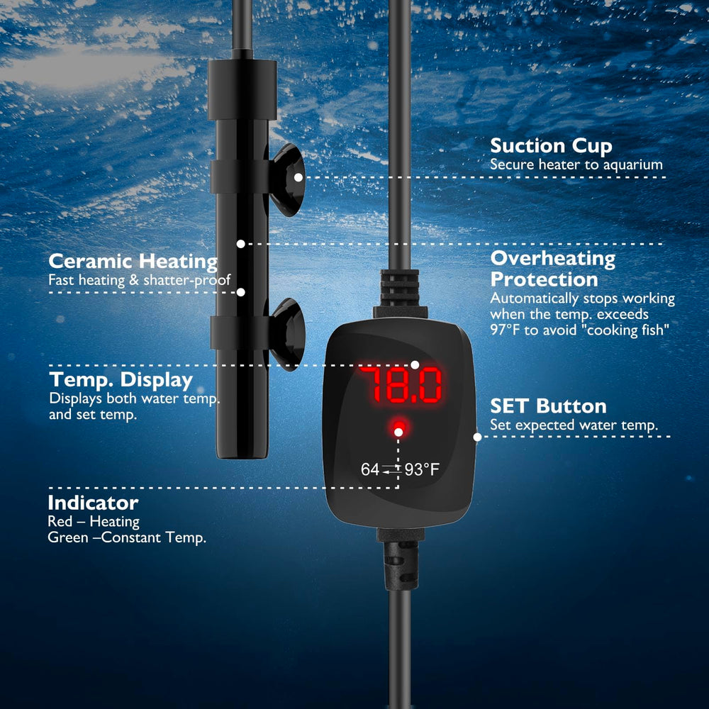 FUMAK 15W mini heater memory function resumes last setting after power loss.