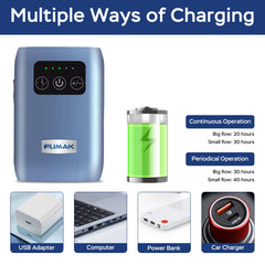 FUMAK battery life up to 20 hours for continuous use