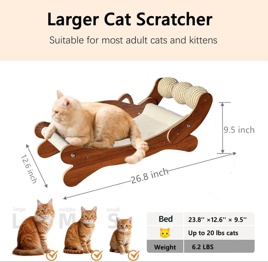 FUNACAY replacement scratch mat supports long-lasting use for daily play