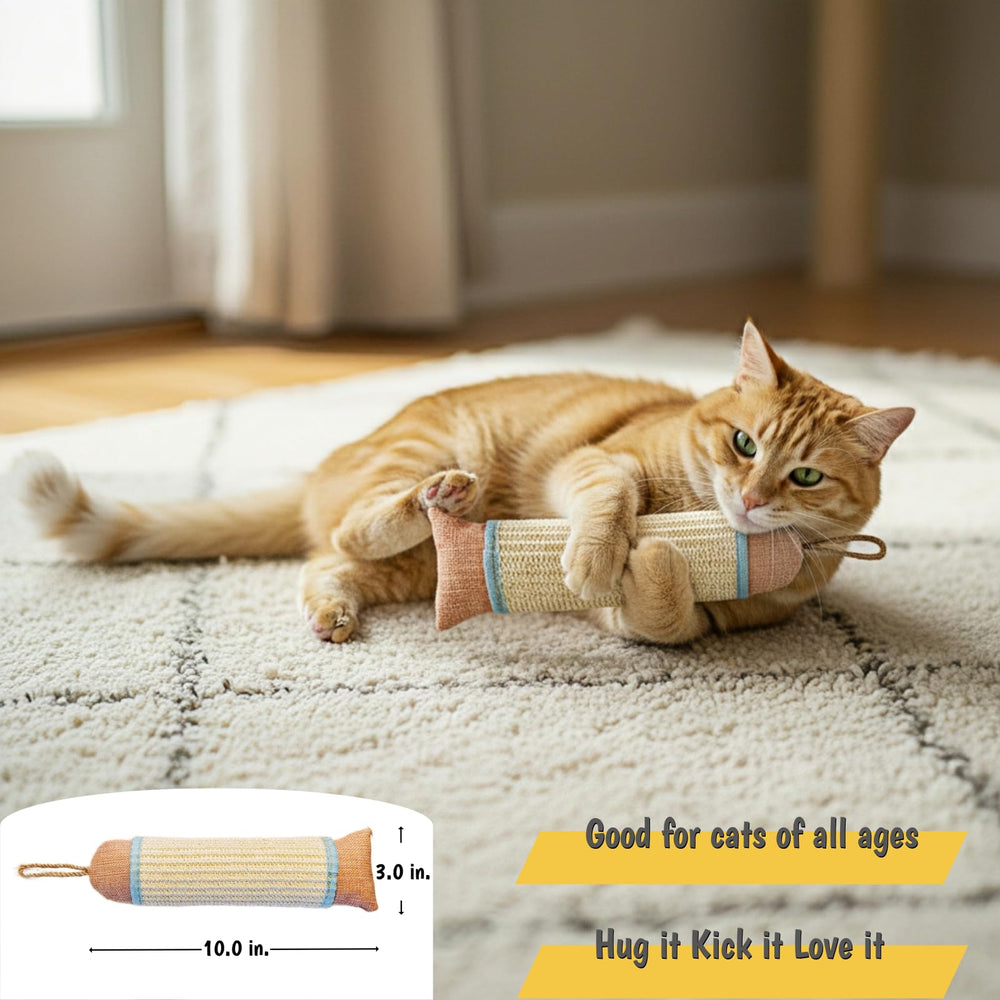 FuneeTop kicker toy soft cotton infill visible for gentle biting play.