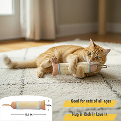 FuneeTop kicker toy soft cotton infill visible for gentle biting play.