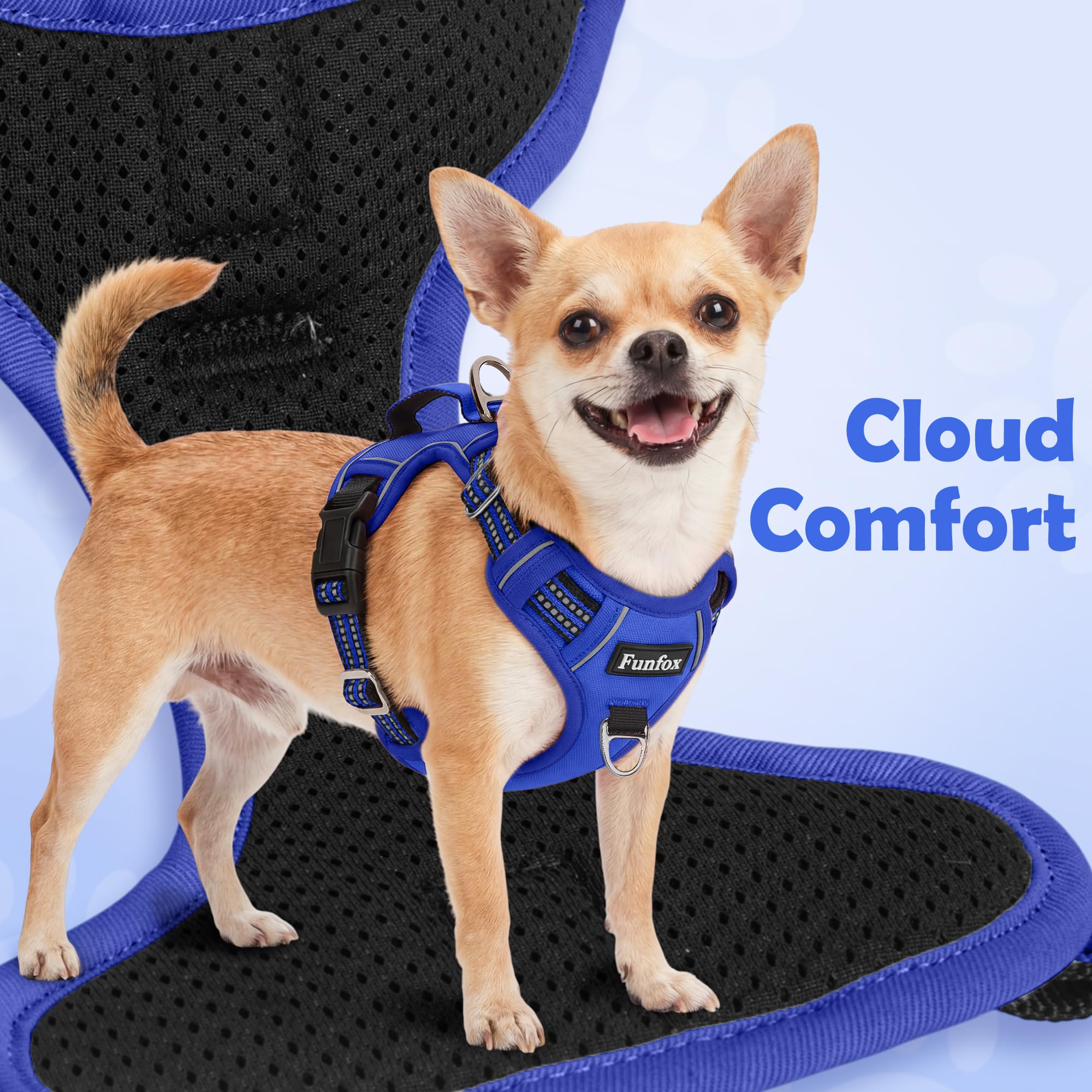 Funfox soft padding chest area provides comfort during activity.