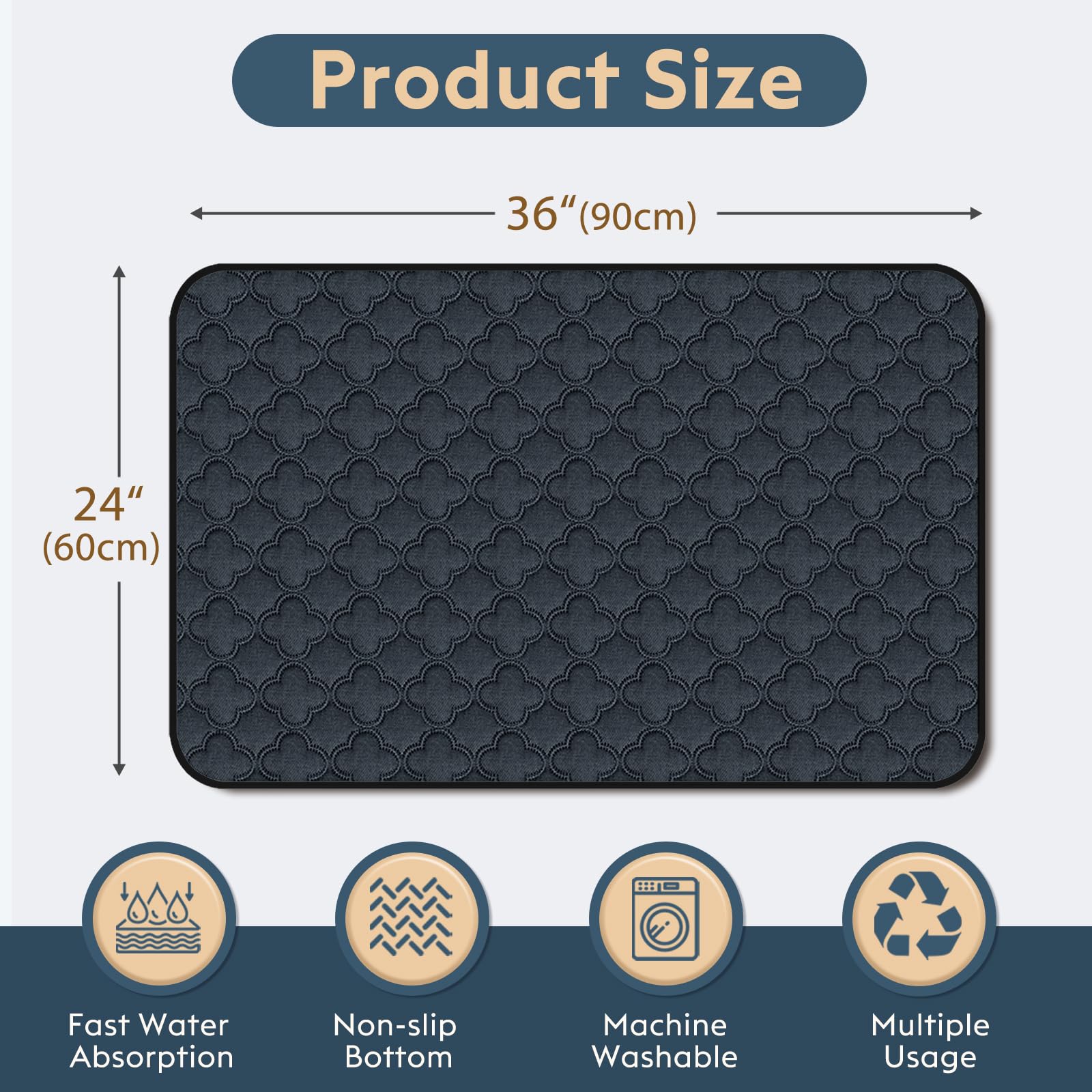 Close-up of FunFurry absorbent core for superior moisture control.