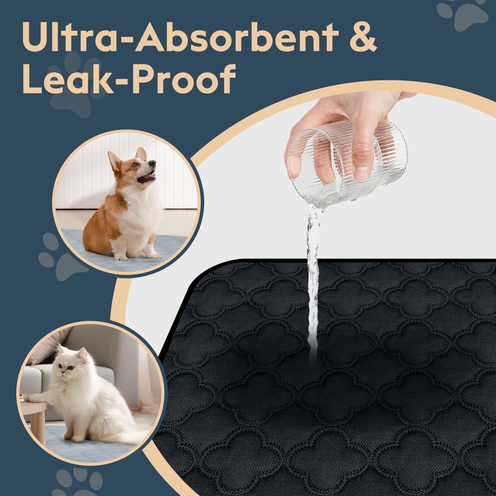 FunFurry liner with anti-slip backing prevents shifting during play.