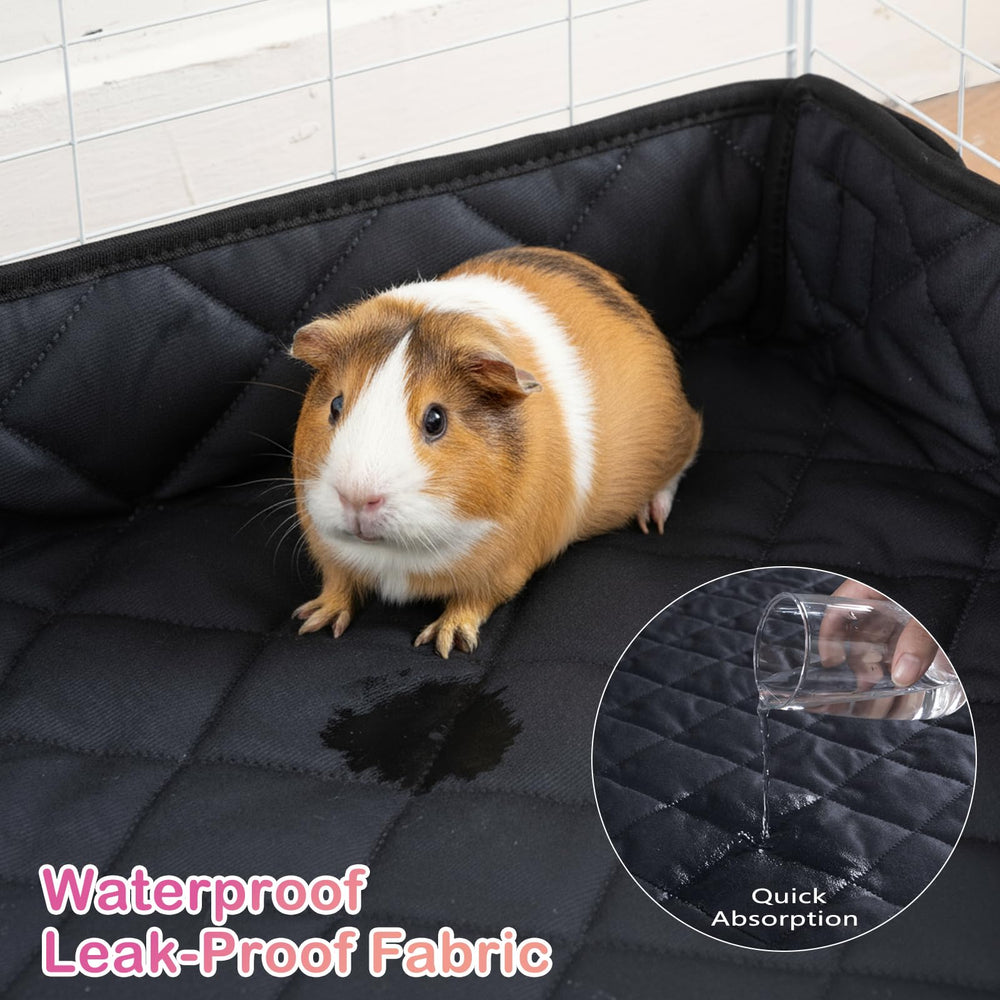 FunFurry Quilted Guinea Pig Cage Liner reversible surface for dual styling