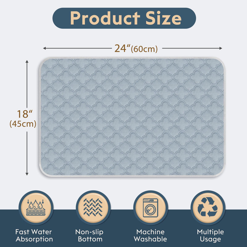 FunFurry pee pad features a waterproof inner layer to protect floors from leaks.
