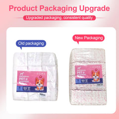 FUNLIYING disposable dog diapers XL waist 16-22 inches for a secure fit.