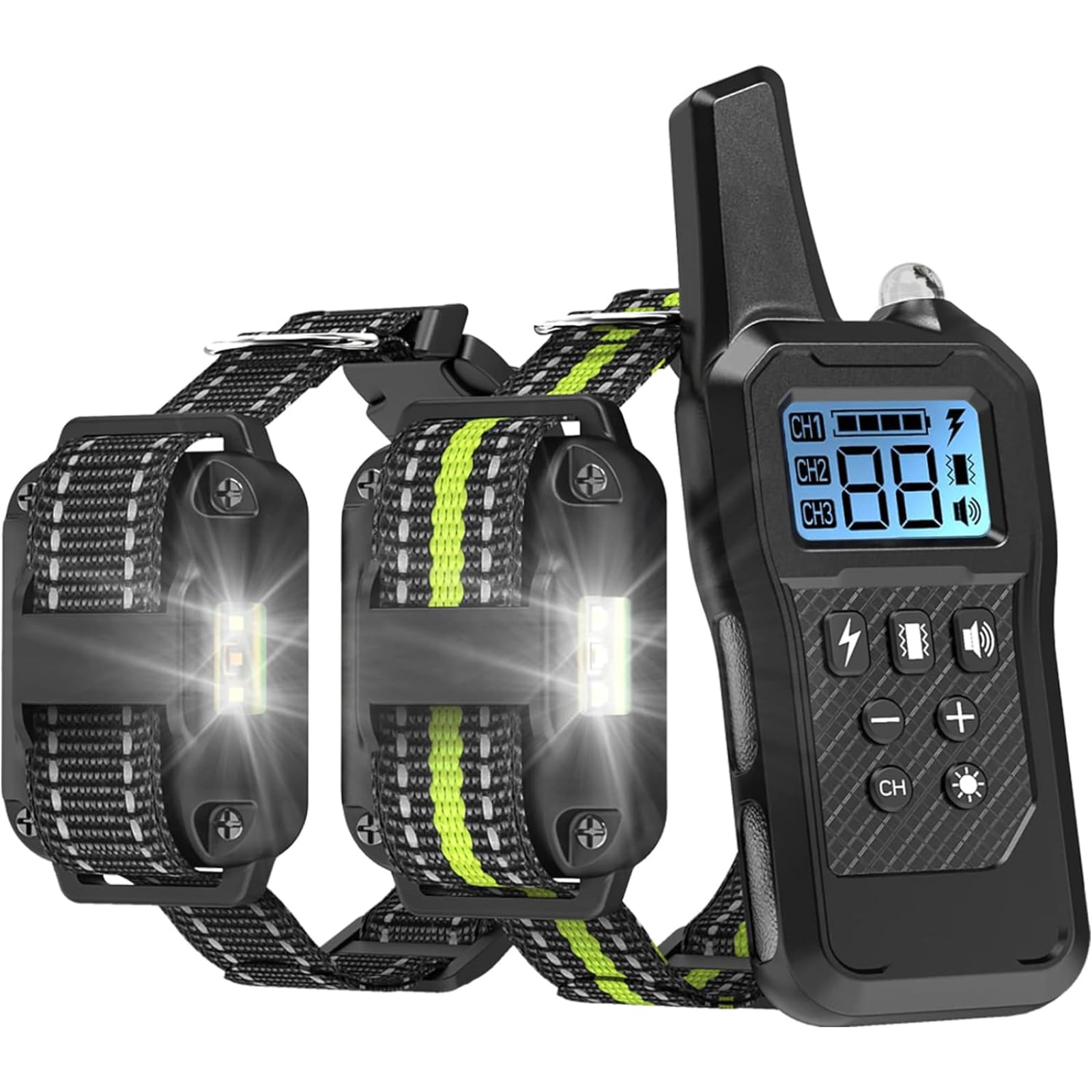 FunniPets dog shock collar remote control for training with multiple modes and adjustable intensity