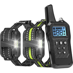 FunniPets dog shock collar remote control for training with multiple modes and adjustable intensity