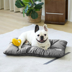 FUNNY FUZZY easy-clean washable crate pad ready for machine wash
