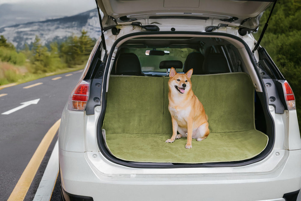 Funny Fuzzy green color design adds style to car interior.